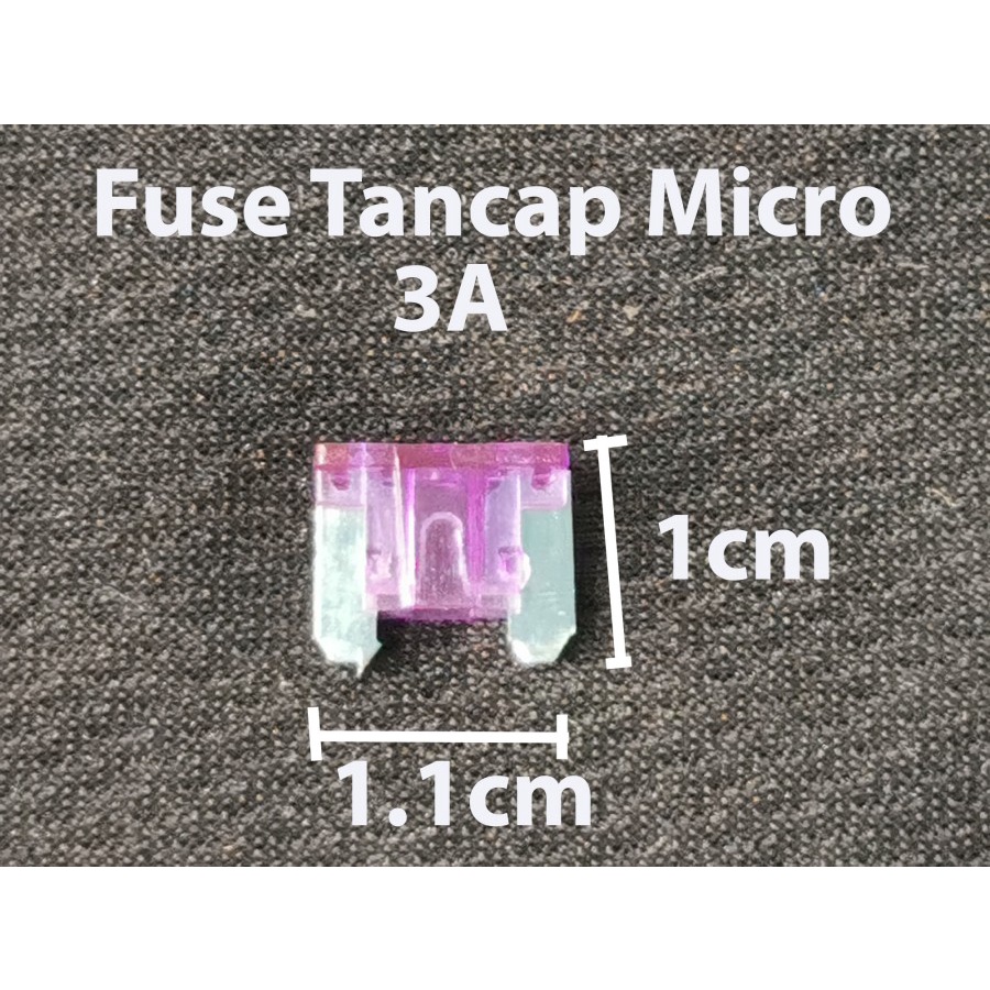 Fuse micro tancap 2A - 3A - 5A - 7.5A -10A - 15A - 20A - 25A - 30A -35A -40A mobil motor japan sekring