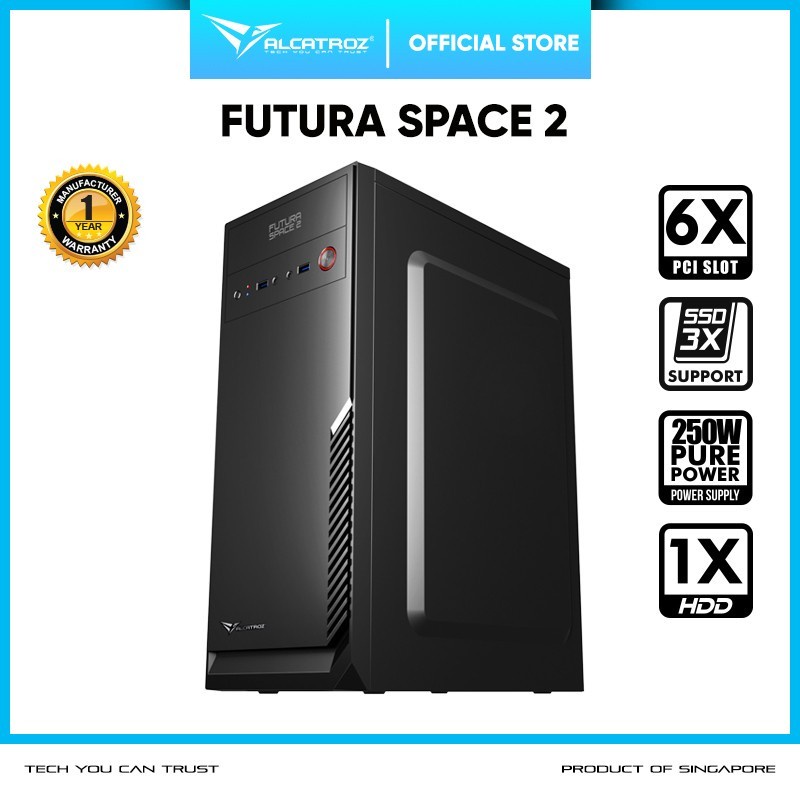 Casing Alcatroz Futura Space 2 ATX - Alcatroz Futura SPACE II