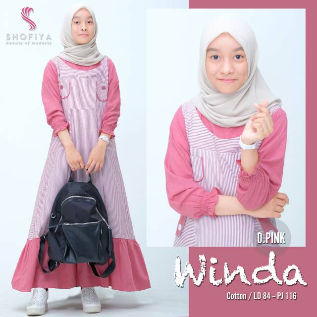 Winda Dress Remaja ori Shofiya