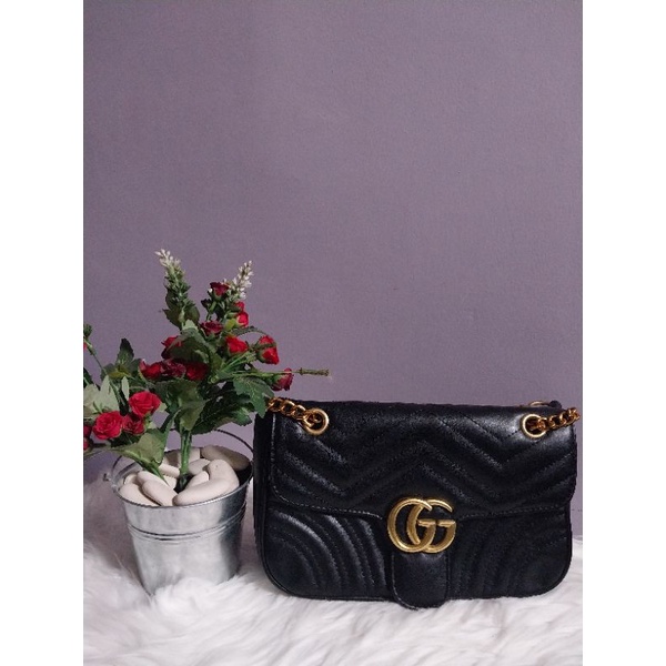 Sling Bag/Tas Wanita Kekinian/G*cci Import Premium