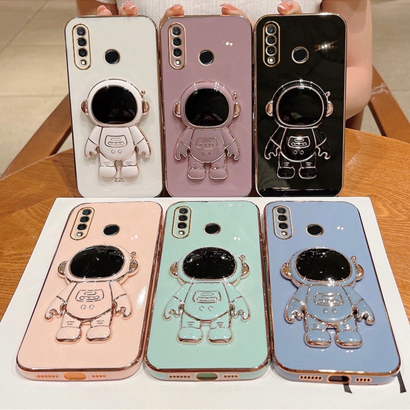 Soft Case Bahan Karet Model Lipat Desain Astronaut Untuk Huawei Nova 9 SE Nova8i 7i 7SE 5T 3i Y6P Y7A Y9S Y7 Pro Y9 Prime 2019 6D