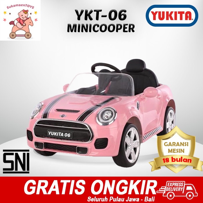 MAINAN MOBIL AKI ANAK MINICOOPER YUKITA 06 - DLS 06