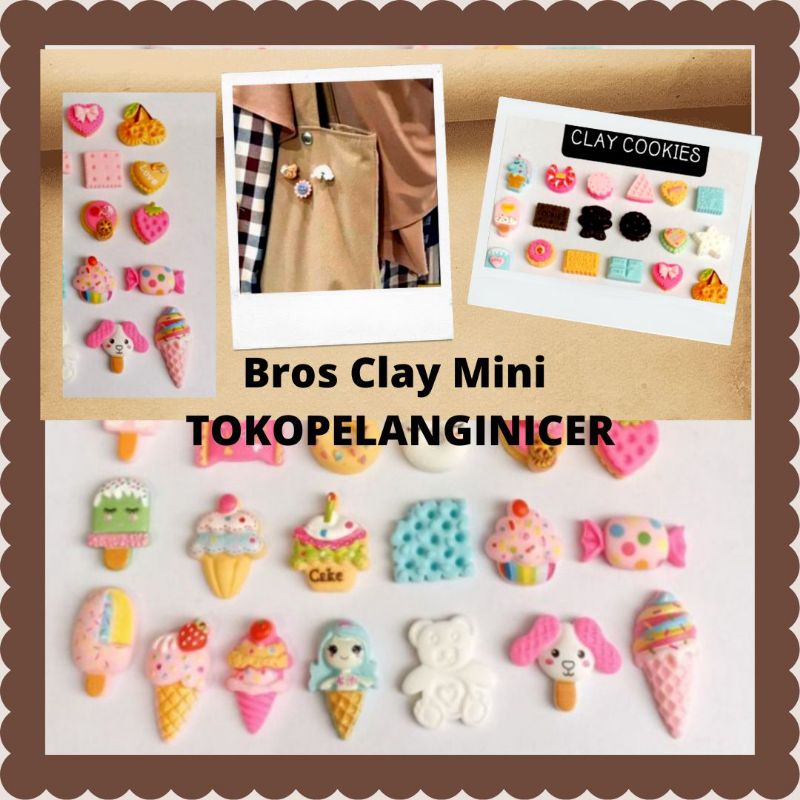 BROS CLAY SERI MINI - BROS KECIL LUCU- BROS HIJAB - BROSS JILBAB - BROS BAJU MINI RANDOM