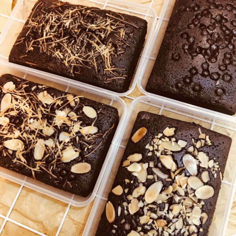 (SEMBADA  260gr 10x15) Brownies Panggang Kemasan Box