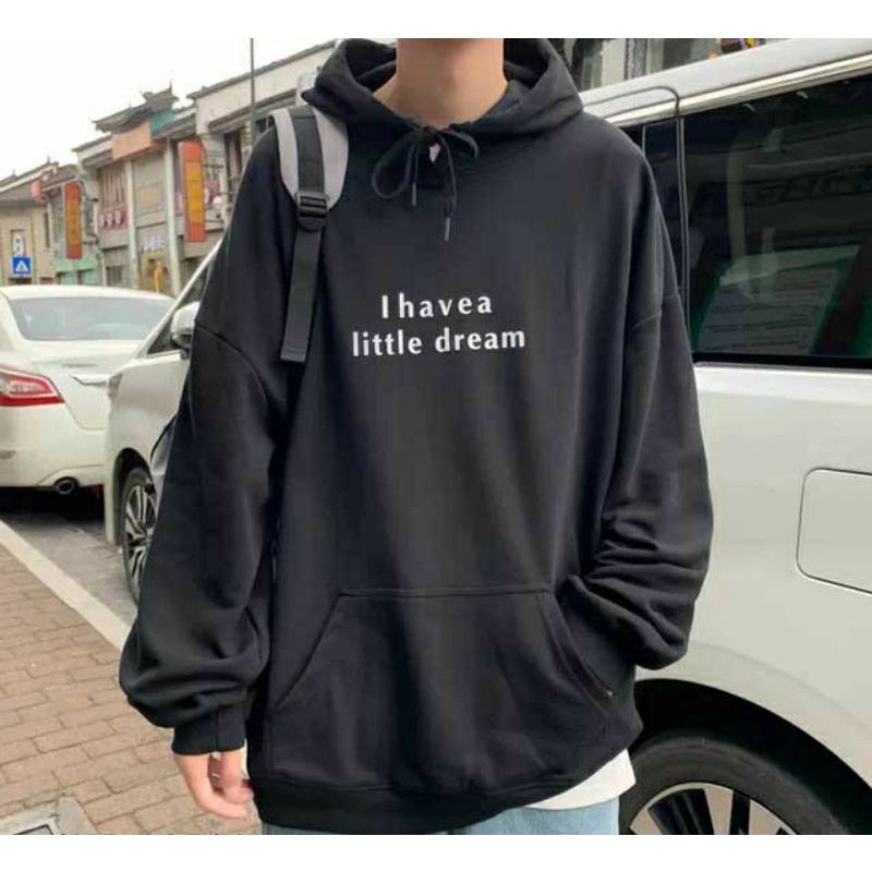 S - XXXXXL(6XL) Hoodie I HAVE A LITTLE DREAM BIGSIZE Pria Wanita Jaket Sweater Jumbo OVERSIZE 6XL 5XL 4XL 3XL 2XL XL M S Mint