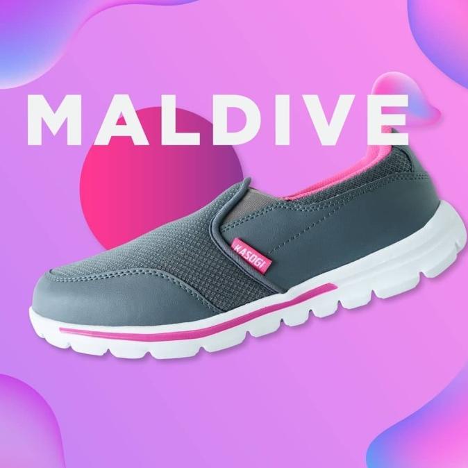 Terlaris Sepatu Kasogi Maldive Wanita Olahraga Running Casual
