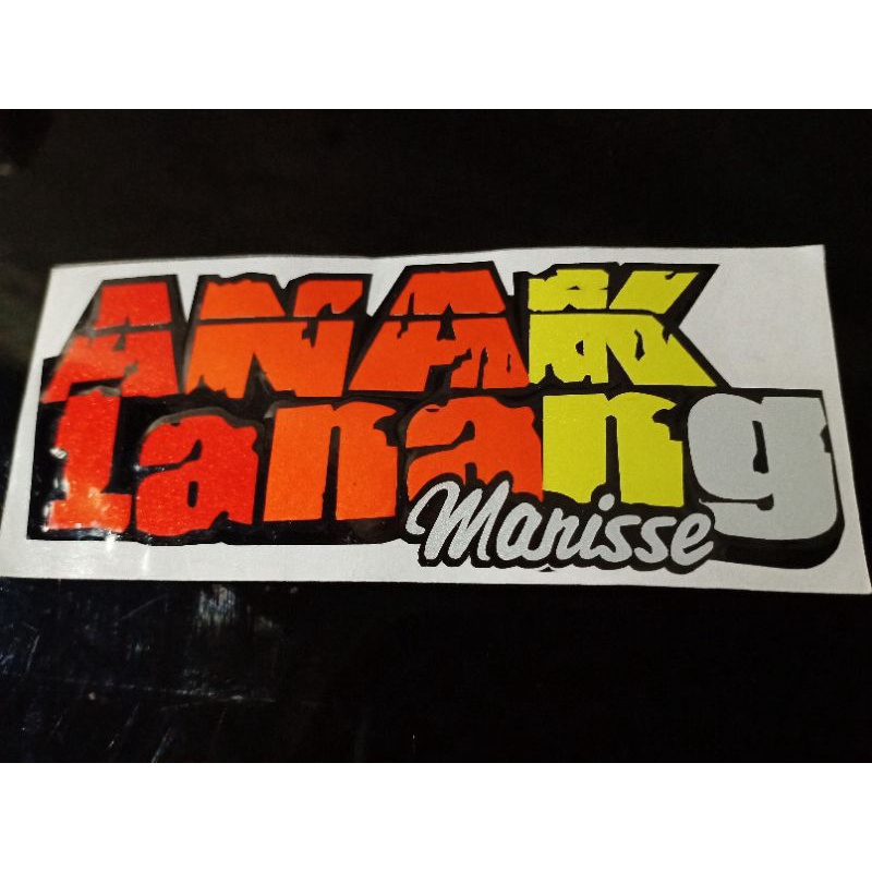 stiker miniatur truk