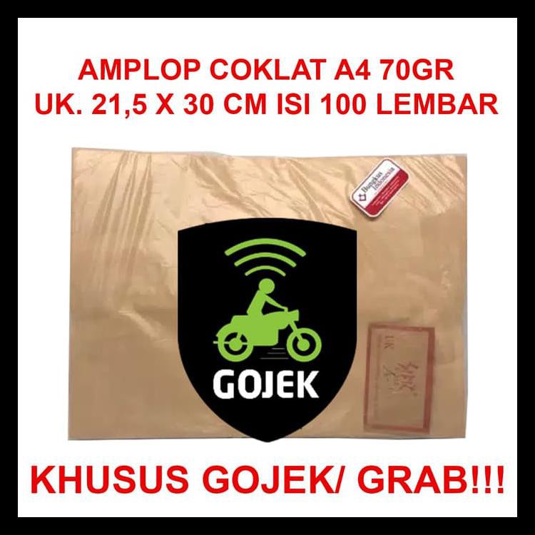 

Big Sale Amplop Coklat A-4 Isi Terjamin