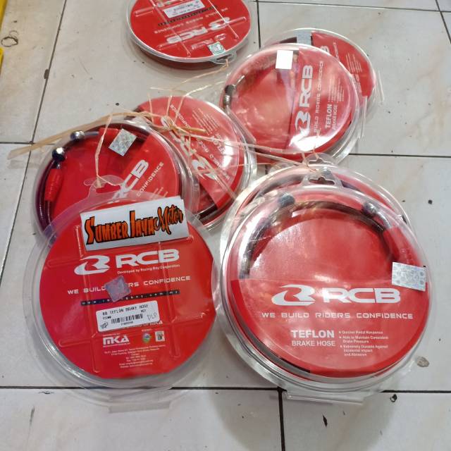 Selang rem RCB 950mm . Selang rem depan RCB