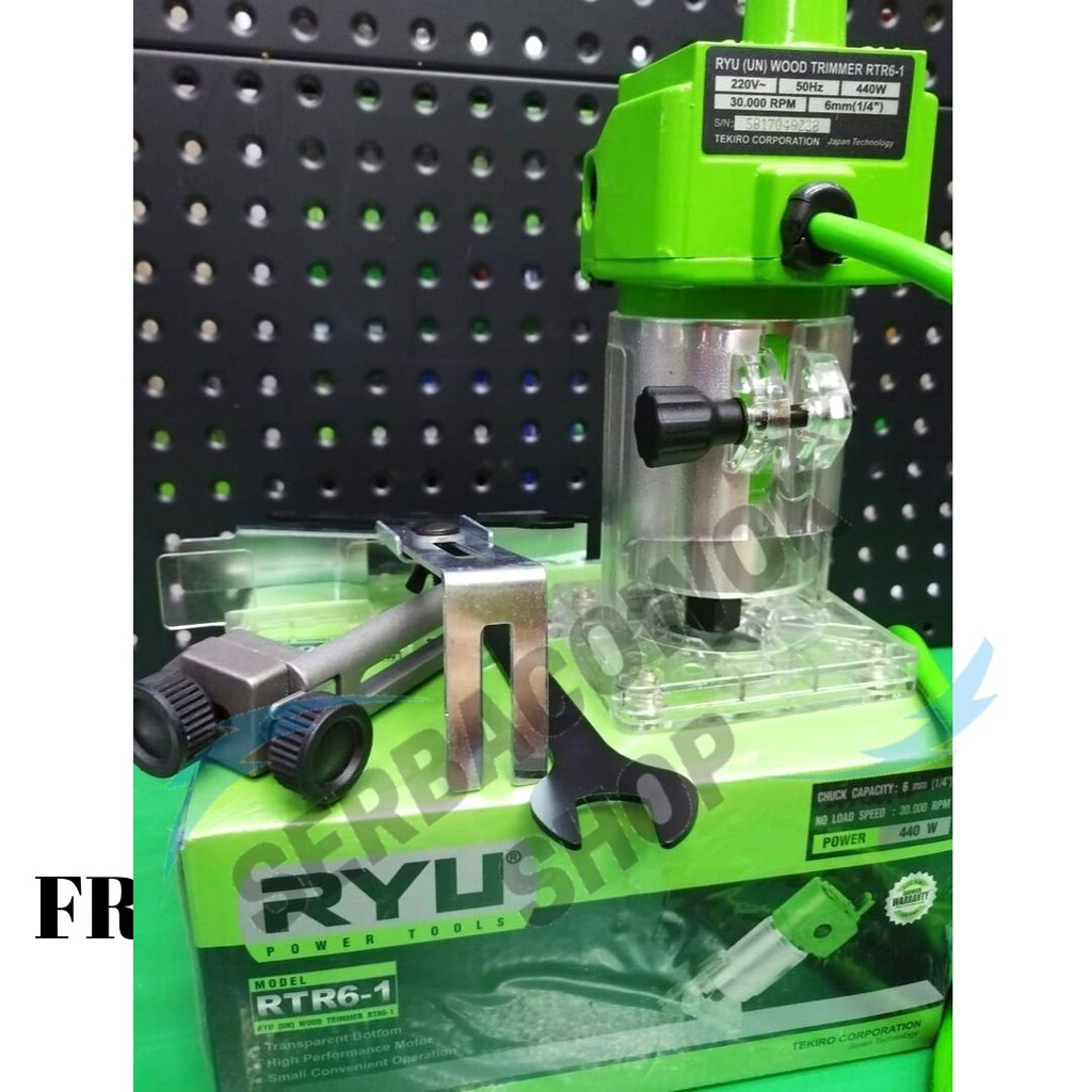 RYU Mesin Router Trimmer Profil Kayu Wood RTR 6 - 1 Termurah Berkualitas