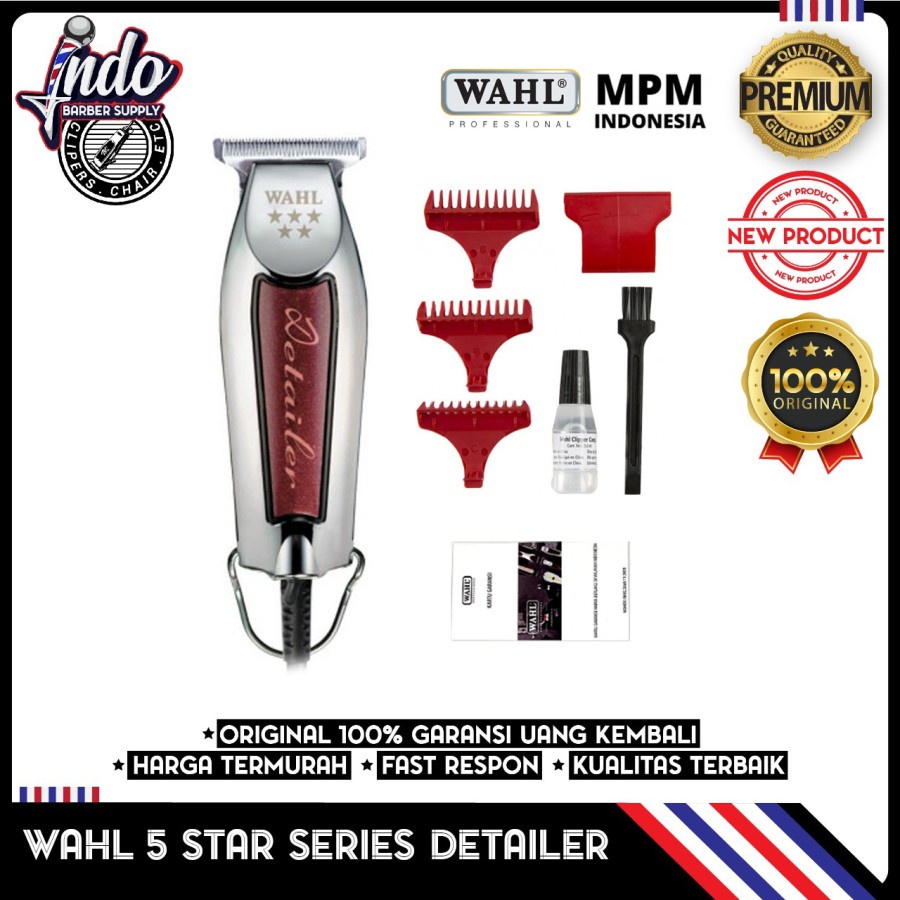 Wahl Detailer 5 star ORIGINAL Mesin Alat cukur rambut clipper