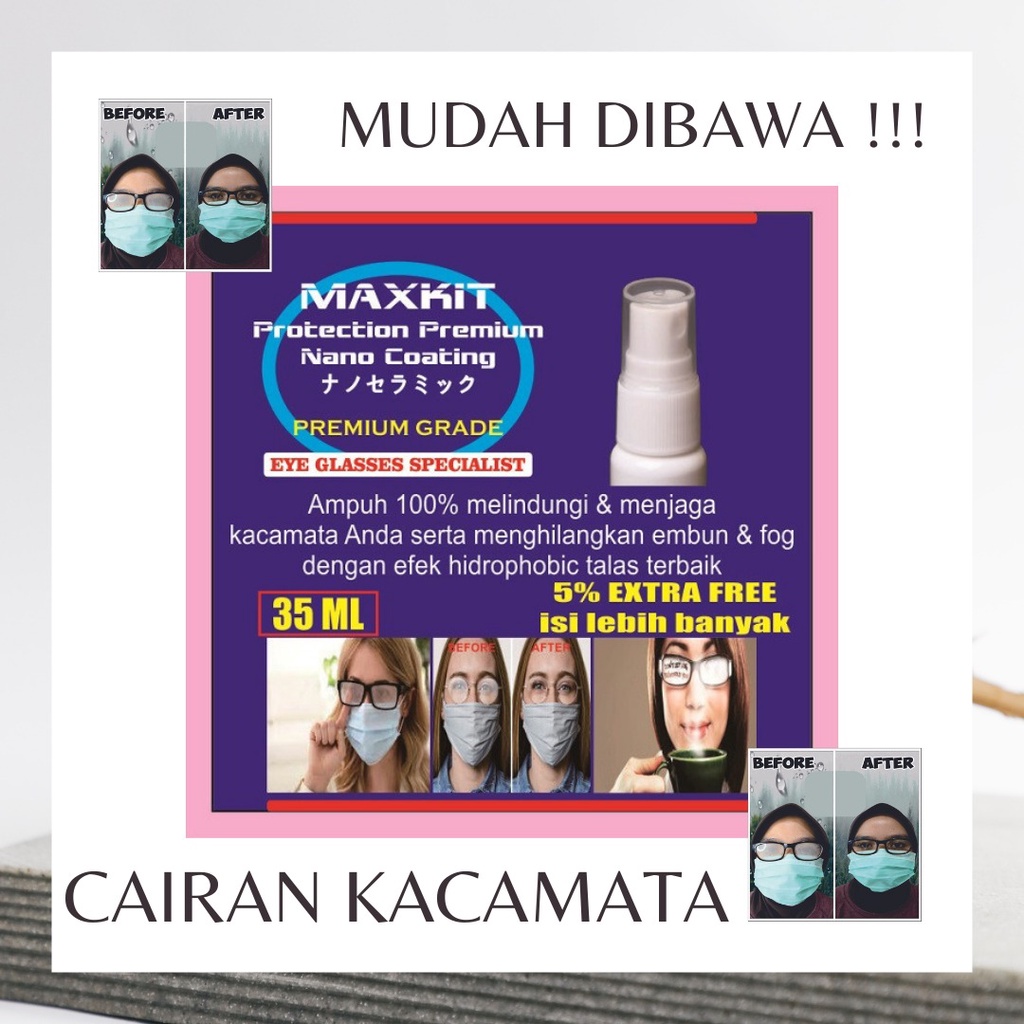 Cairan Pembersih Kacamata Anti Fog Jumbo New Glow Zeiss, Cairan Kacamata Expo Lens Sale, Cairan Pemb