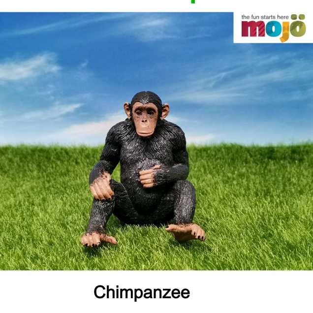 Chimpanzee Animal Figure / Miniatur Simpanse by MOJO