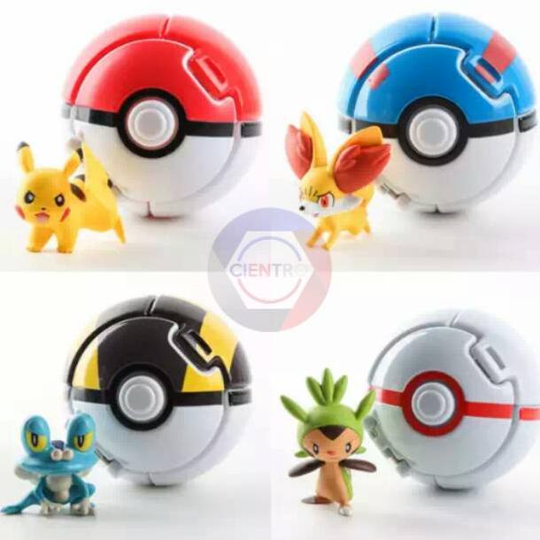COD Pokeball lempar berisi figurin