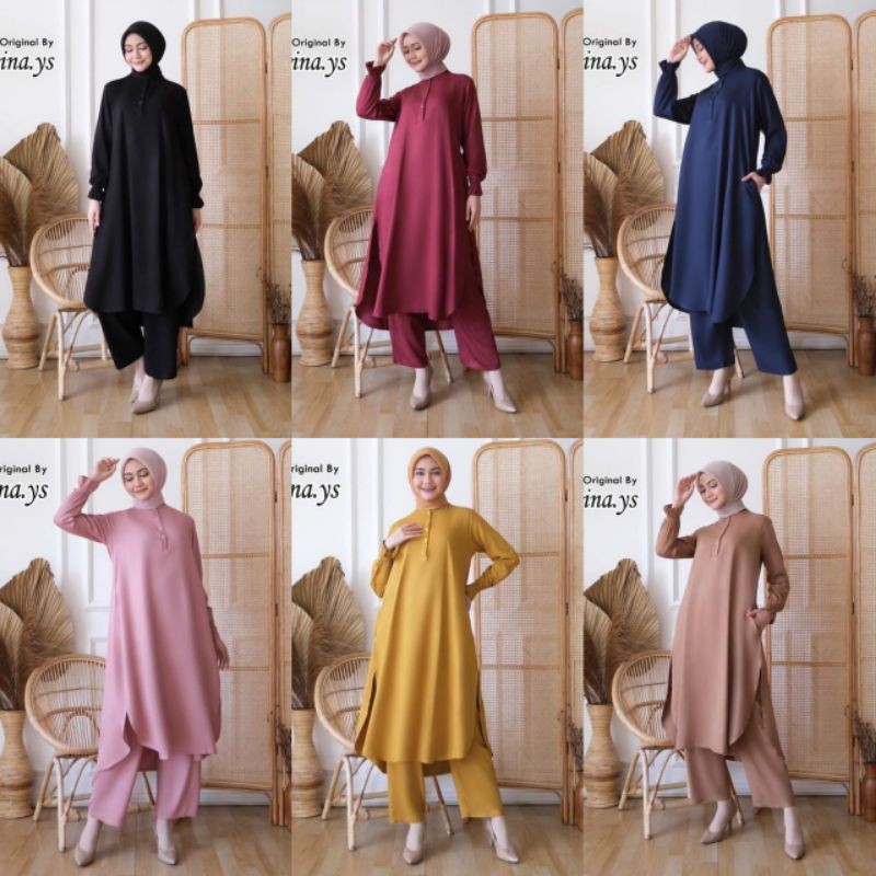 ONE SET MOANA SETELAN TUNIK