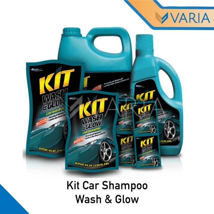 Kit Car Shampoo Wash &amp; Glow Refill Pouch 720 ml Cuci Motor Mobil