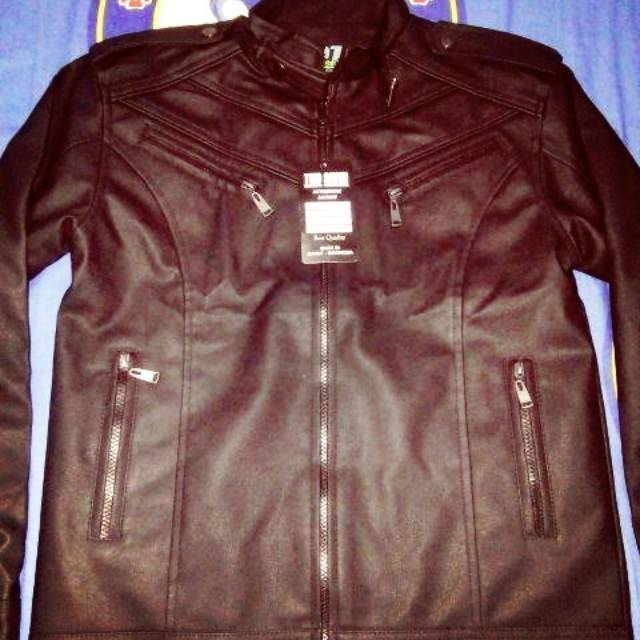 Jaket kulit asli
