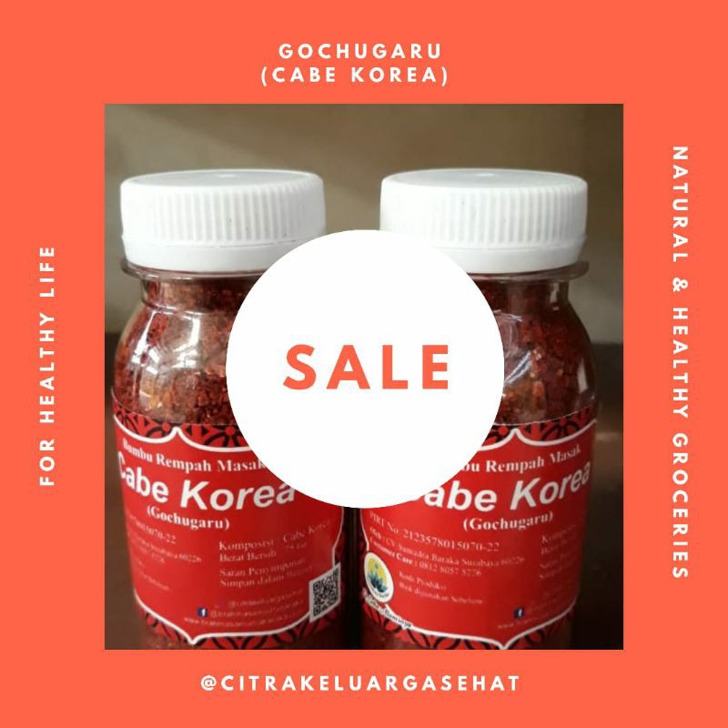 

Cabe Korea Gochugaru Halus Cabe Bubuk Surabaya
