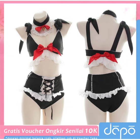 Succubus Maid Set || SleepWear || Lingerie Costume Cosplay