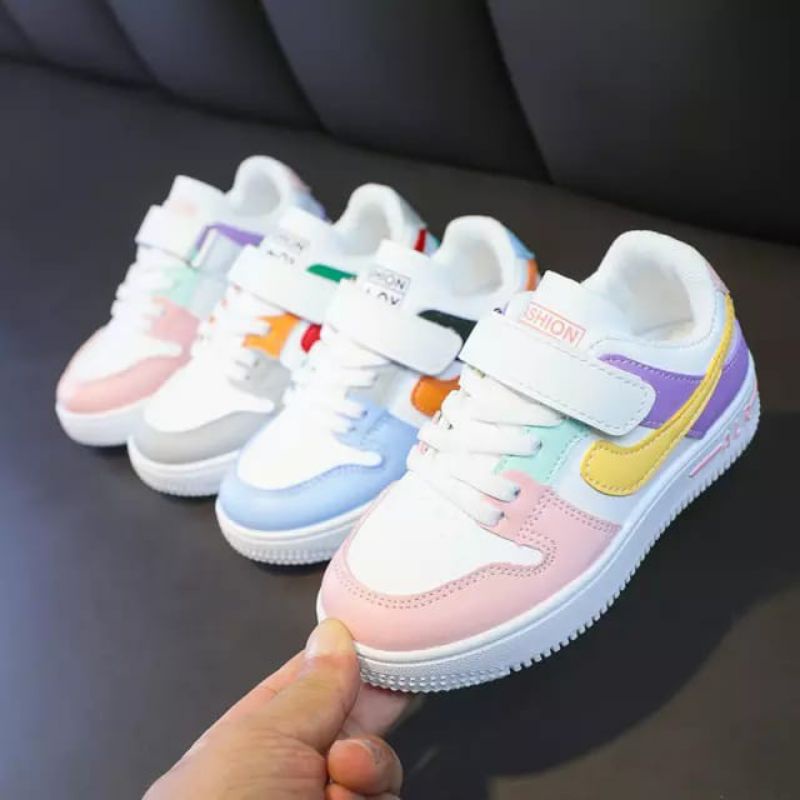 A06 Kids - Sepatu Sneaker Terbaru Untuk Anak Laki-Laki &amp; Perempuan / Sepatu Sport Shoes Kids