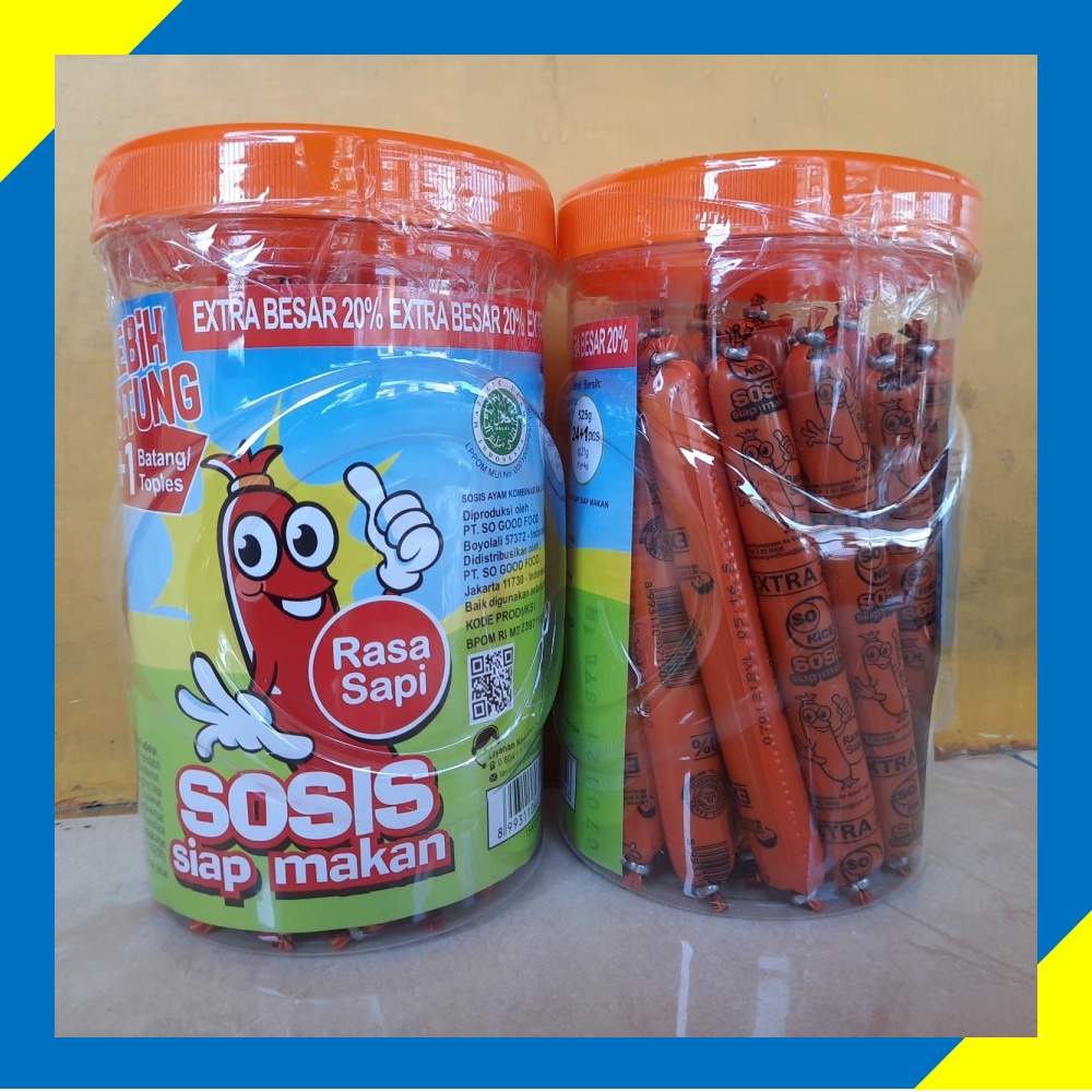 

Sosis So Nice Toples Rasa Sapi Siap Makan