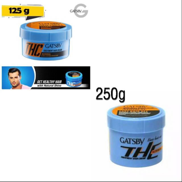 Gatsby THC / Treatment Hair Cream Normal 125gr & 250gr