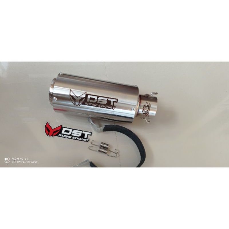 Knalpot motor original DST RACING titan knalpot racing silincer only intel 50mm-4