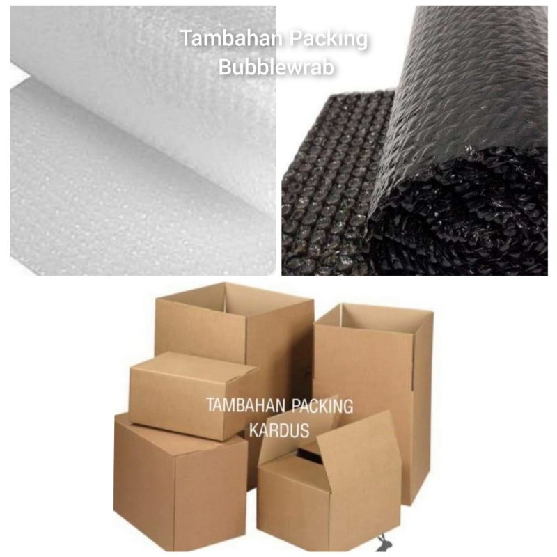 

Tambahan Packing agar paket lebih Aman