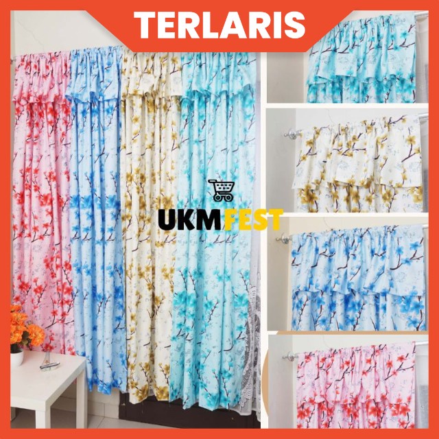 SARAE - GORDEN MINIMALIS KATUN MODEL SMOKERING GORDEN JENDELA PINTU TERLARIS PROMO SERUT