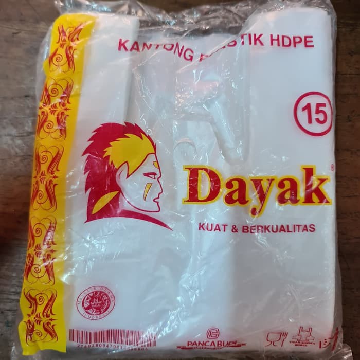 Kantong Kresek Bening Dayak Kecil ukuran 15