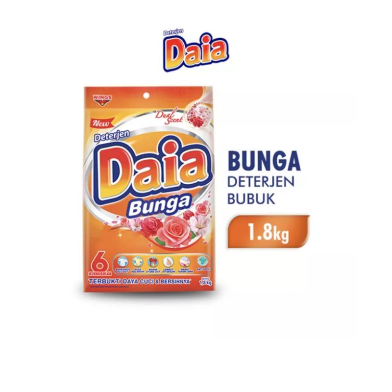 DAIA Deterjen Bubuk 1600gr