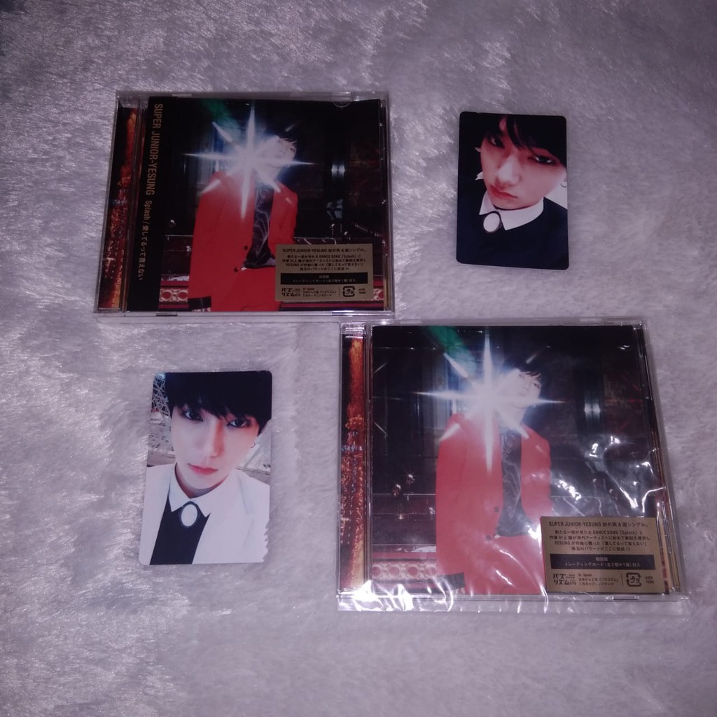 [READY STOCK] JAPAN ALBUM SUPER JUNIOR YESUNG DANCE SONG SPLASH JEWEL CASE