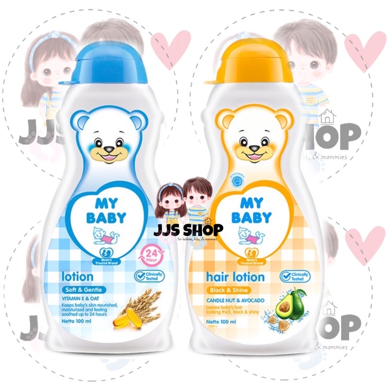 MY BABY LOTION / HAIR LOTION 100ML / Losion Badan Rambut Bayi