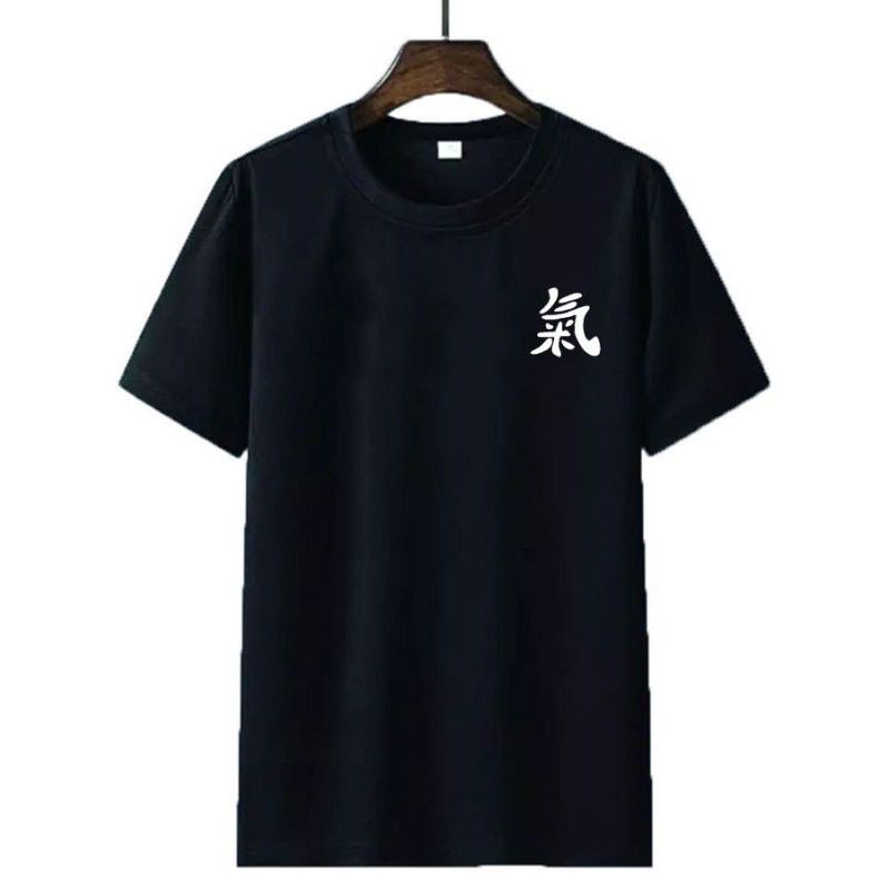 DISTRO KAOS || HITAM PUTIH  MOTIF TULISAN  SIMPEL