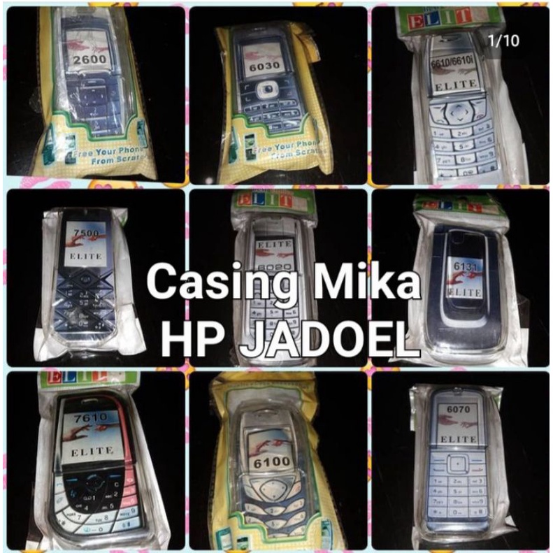 Casing Mika Transparan HP Jadul Hape Lama