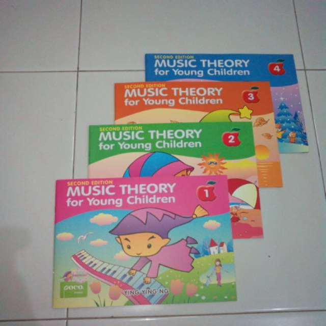 Buku piano 1 paket isi 4 Music Theory for Young Children