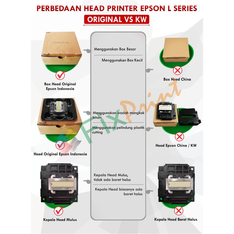 Head Printer Epson L555 L365 L310 L360 L220 L565 L550 L355 L120 L110 L210 L300 L350 Original  NEW