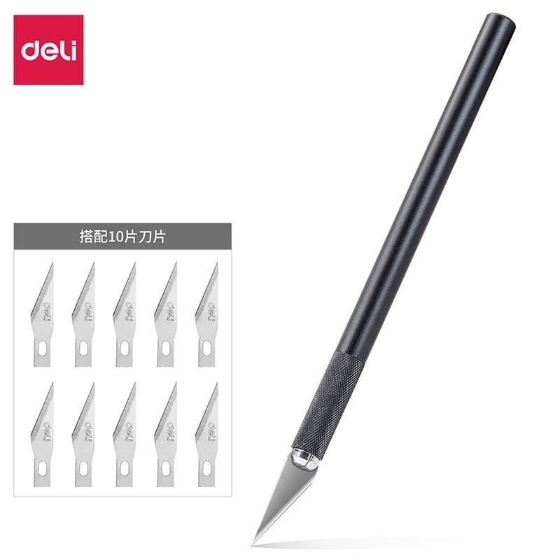 

Deli | Pisau Ukir (Graver) | included Refill 10 pcs | 2102