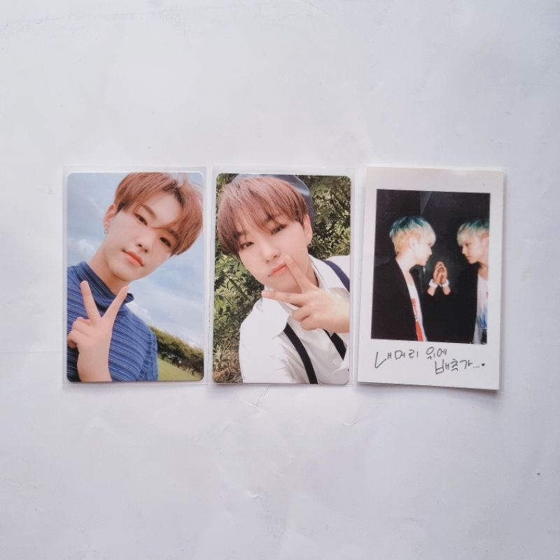 Seventeen Hoshi photocard an ode beret boys be