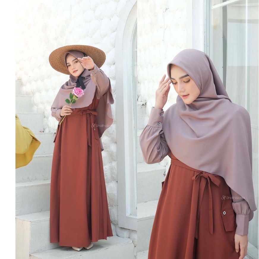 Promo MAXI DRESS POLOS JUMBO | STELLA MAXI | UKURAN L Keren