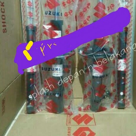 shockbreaker suzuki splash depan dan belakang asli original