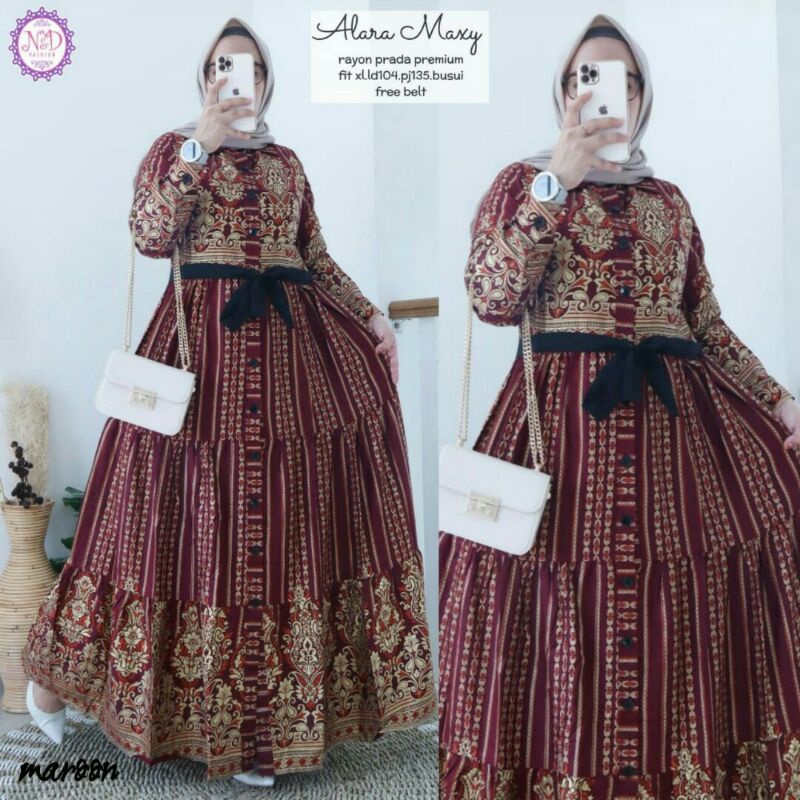 ALARA Maxi Dress Wanita Muslim