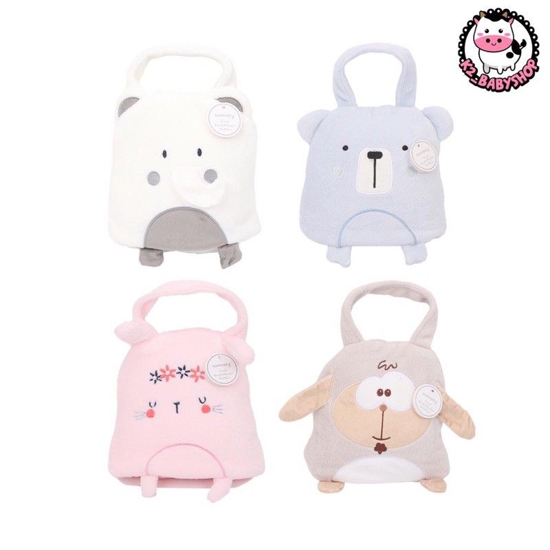 BABY K2 - Blanket / selimut bayi motif travel bag hoodie