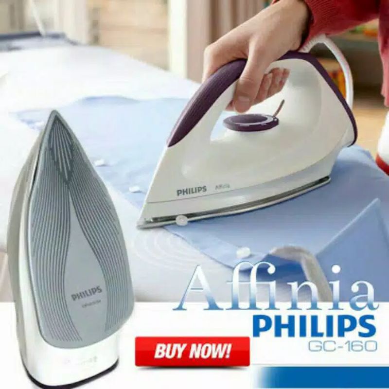 Setrika Dry Iron Philips GC 160 Original 100%