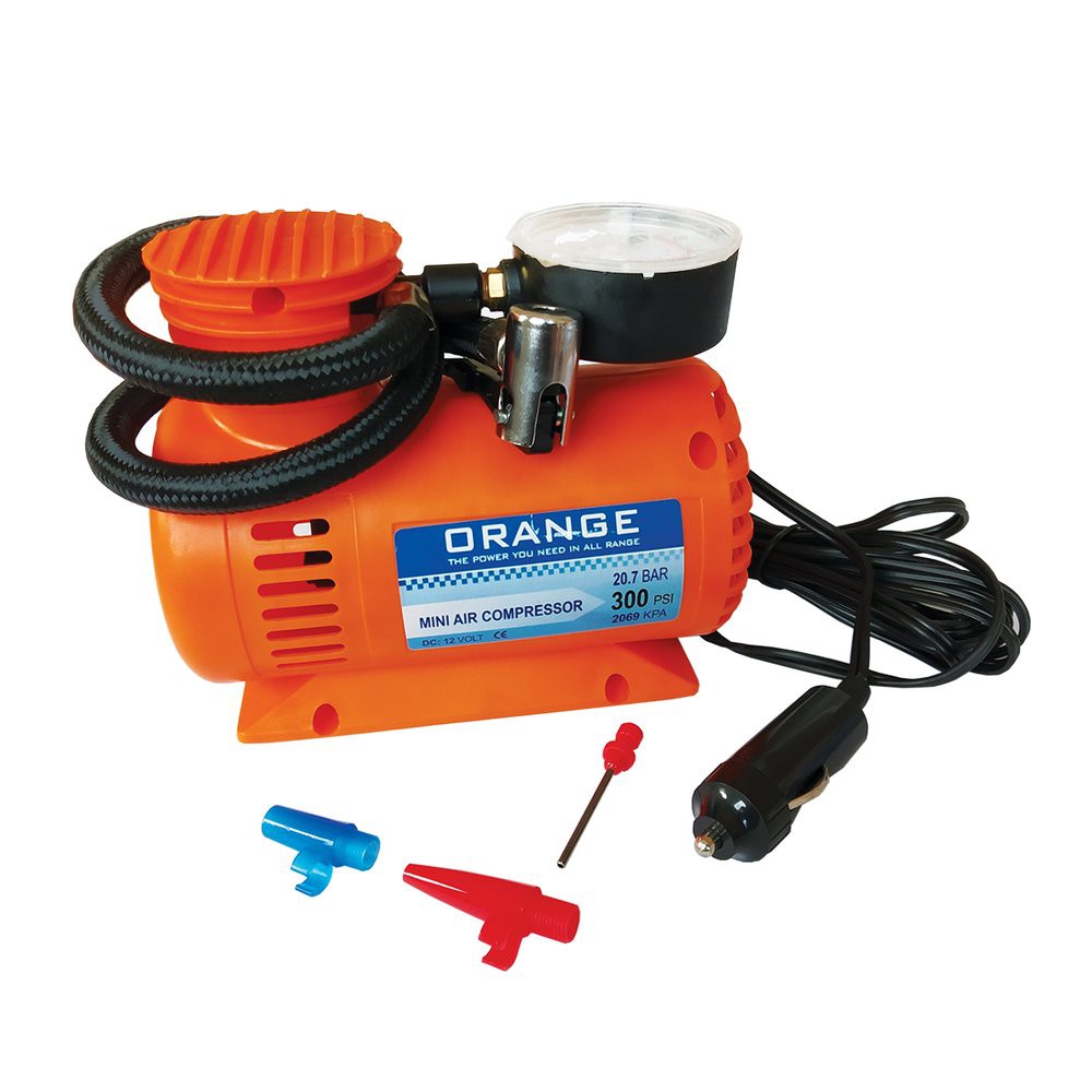 ORANGE KOMPRESOR ANGIN MINI - DC 12V MINI AIR COMPRESSOR Diskon