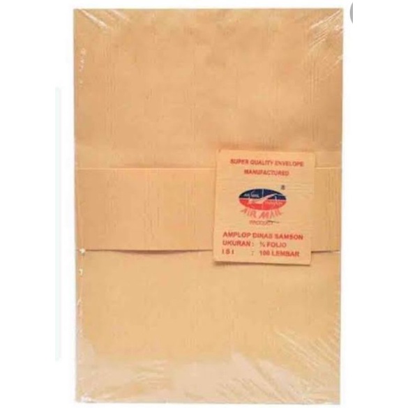 

amplop coklat ukuran folio salur tebal per (10lembar)