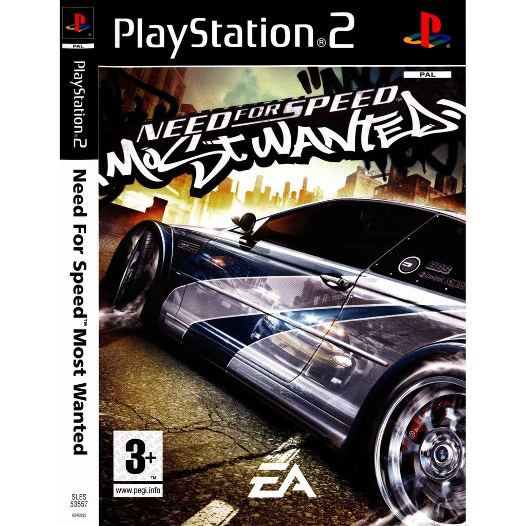 KASET DVD GAME PS2: NEED FOR SPEED MOST WANTED