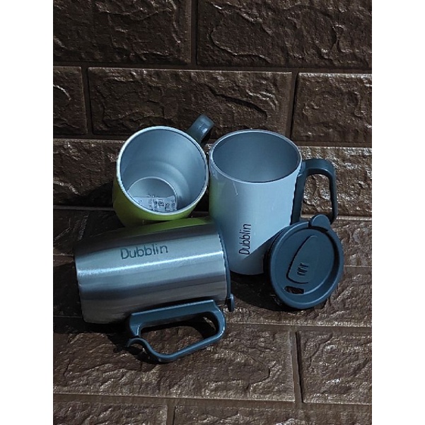 MUG / GELAS / CANGKIR KOPI TAHAN PANAS DUBBLIN 350ml STAINLESS STEEL