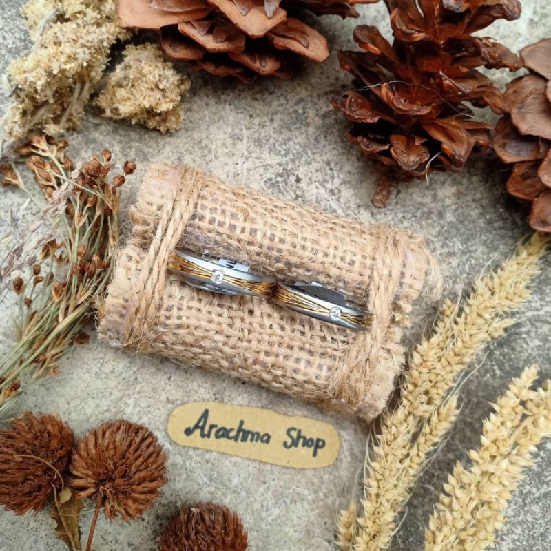 Cincin couple titanium / cincin nikahan / cincin lamaran