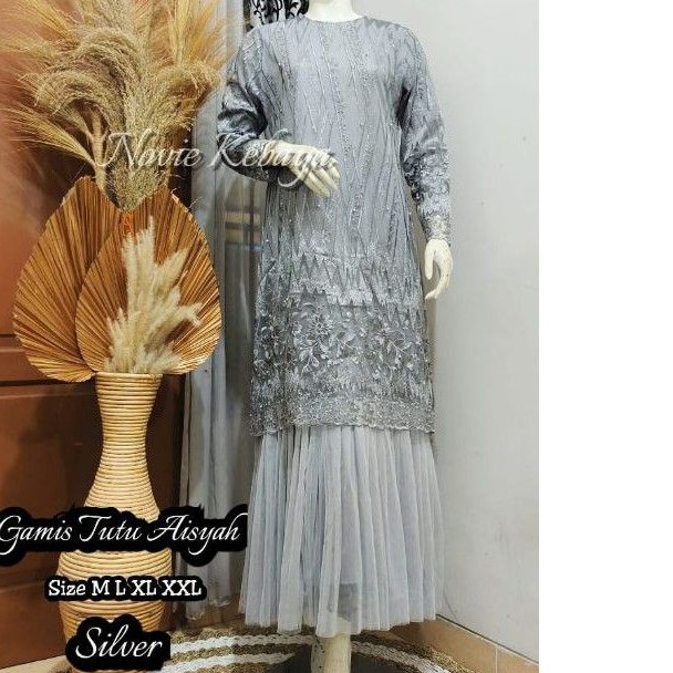 [REALPICT]GAMIS PESTA/GAMIS TUTU CANTIK/GAMIS TUTU MEMUKAU/KEBAYA NYA WANITA